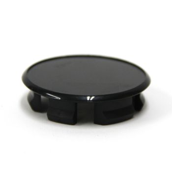 Capuchon de centre de roue en plastique noir