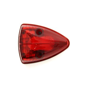 3 1/2" x 2 1/2" 16 diodes red LED clearance light for bus