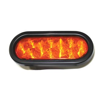 Lumière de position LED de 6 1/2" x 2 1/4" ambre 10 diodes Lumière de position LED de 6 1/2" x 2 1/4" ambre 10 diodes