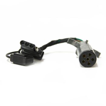 Adaptateur à 6 brins ronds (auto) à 4 brins plats (remorque) SMARTOW Adaptateur à 6 brins ronds (auto) à 4 brins plats (remorque) SMARTOW