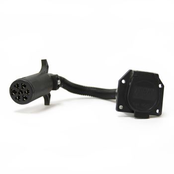 Adaptateur à 7 brins ronds (auto) à 7 brins plats (remorque) SMARTOW Adaptateur à 7 brins ronds (auto) à 7 brins plats (remorque) SMARTOW