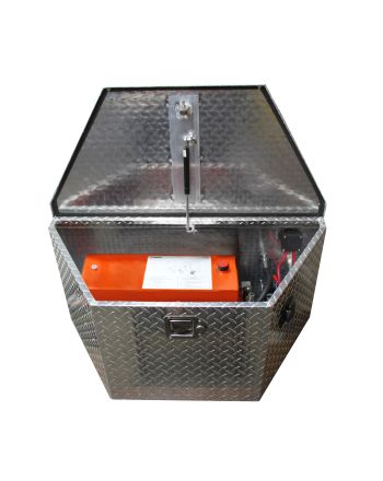 UNITE HYDRAULIQUE 6 GALLONS SIMPLE-ACTION AVEC COFFRE ALUMINIUM UNITE HYDRAULIQUE 6 GALLONS SIMPLE-ACTION AVEC COFFRE ALUMINIUM