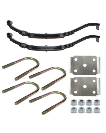 ENSEMBLE DE RESSORTS GLISSIÈRE 4L 3K 25 1/2" X 2" POUR TUBE 3" POUR ESSIEU 3,5K HD AVEC QUINC. ENSEMBLE DE RESSORTS GLISSIÈRE 4L 3K 25 1/2" X 2" POUR TUBE 3" POUR ESSIEU 3,5K HD AVEC QUINC.