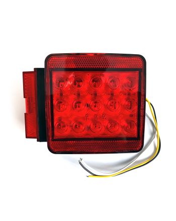 Lumière stroboscopique d'arrêt de queue de pare-chocs arrière à LED rouge  triangulaire, pièces d